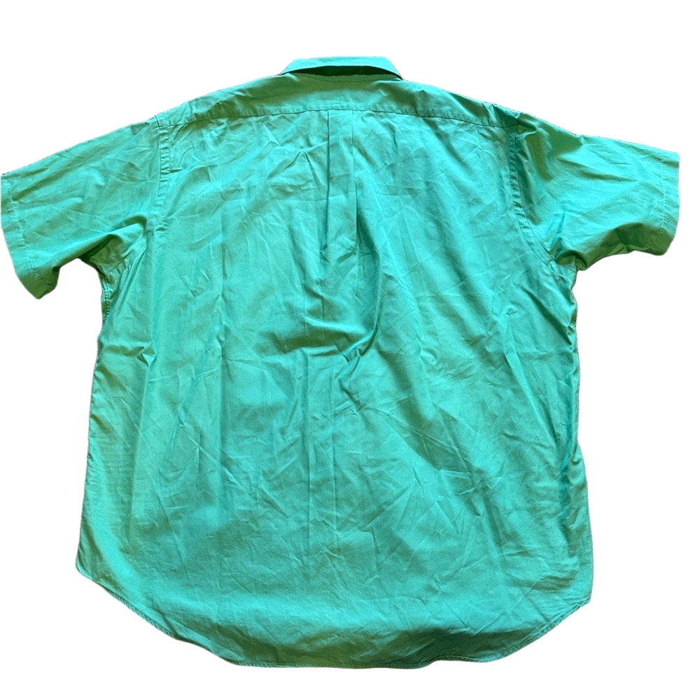 Ralph Lauren Men's XXL Blake Green Short Sleeve Button Down Shirt - Picture 4 of 4